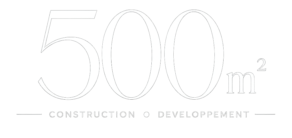 500m²